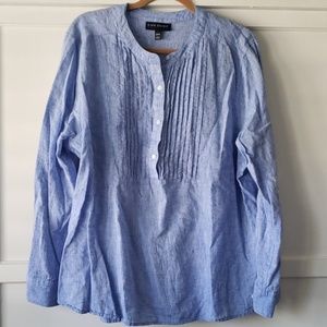 Lane Bryant chambray top